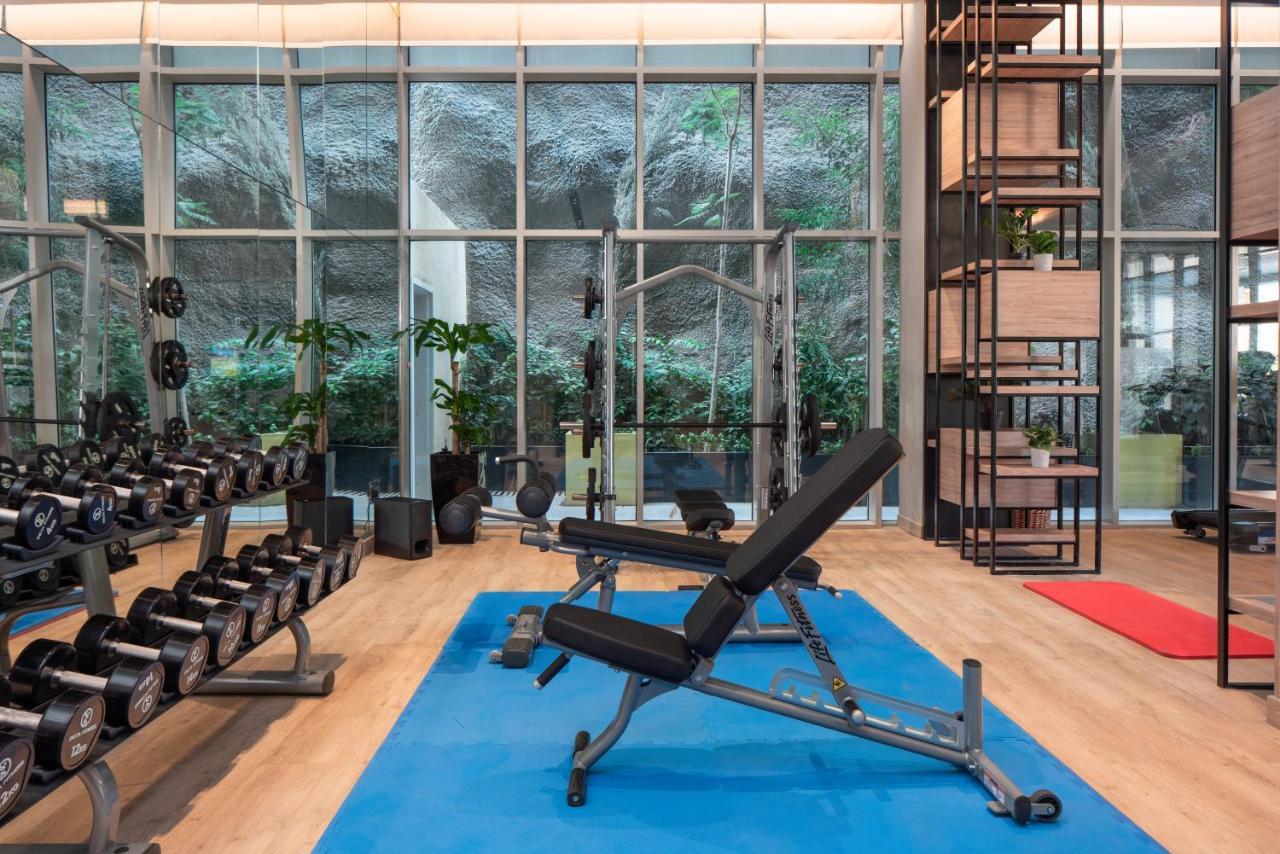 Citadines Abha Lejlighedshotel Eksteriør billede The gym at the hotel